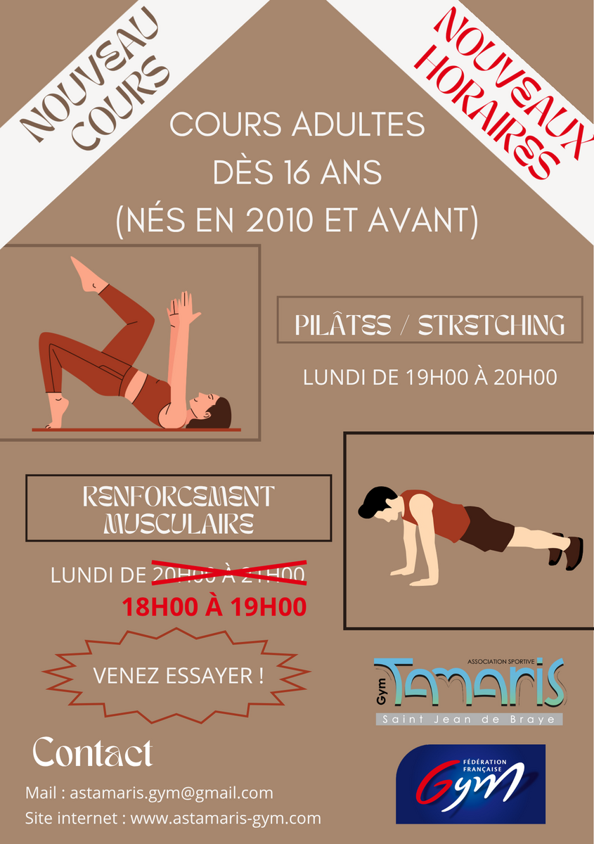 Nouveaux cours adultes