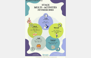 Stage multi-activités février 2025