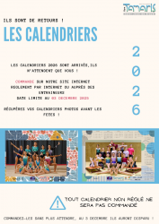 CALENDRIERS 2026